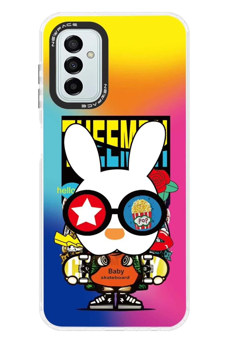 Samsung Galaxy M13 Uyumlu Kılıf Estoril Desenli Kapak - Estoril - 10