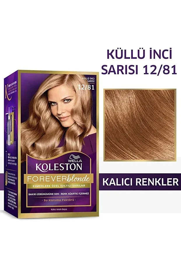 Koleston Kit Saç Boyası - 12/81 Küllü İnci