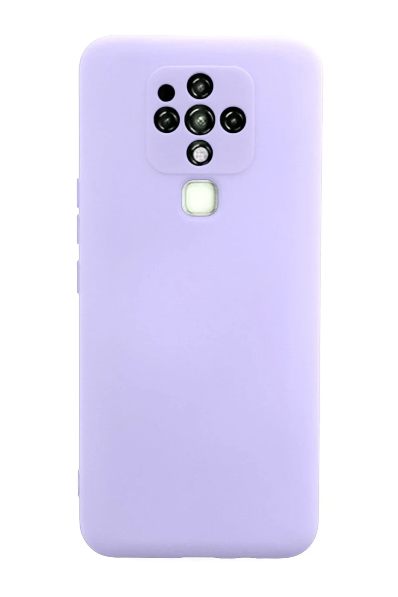 Tecno Camon 16 Uyumlu Kılıf Nano içi Kadife Silikon - Lila