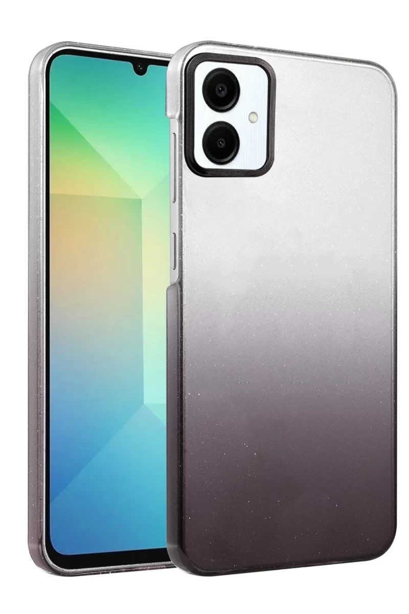 Samsung Galaxy A06 Uyumlu Glossy Kapak - Siyah