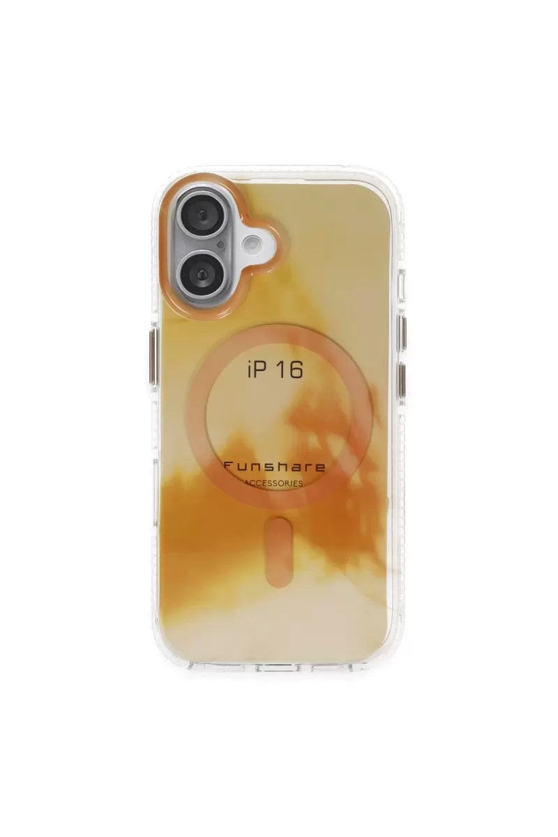 Joko Apple iPhone 16 Uyumlu Phantom Magsafe Kapak - Gold
