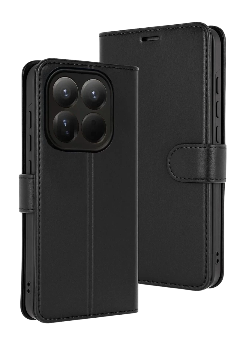 Xiaomi Mi 15T Uyumlu Trend S Plus Kapaklı Kılıf - Siyah