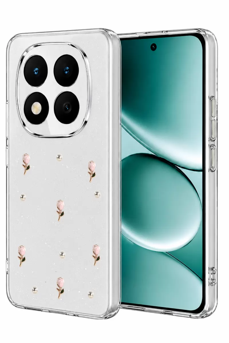 Xiaomi Redmi Note 15 4G Uyumlu Fiyonk Desenli Kapak - Desen 6