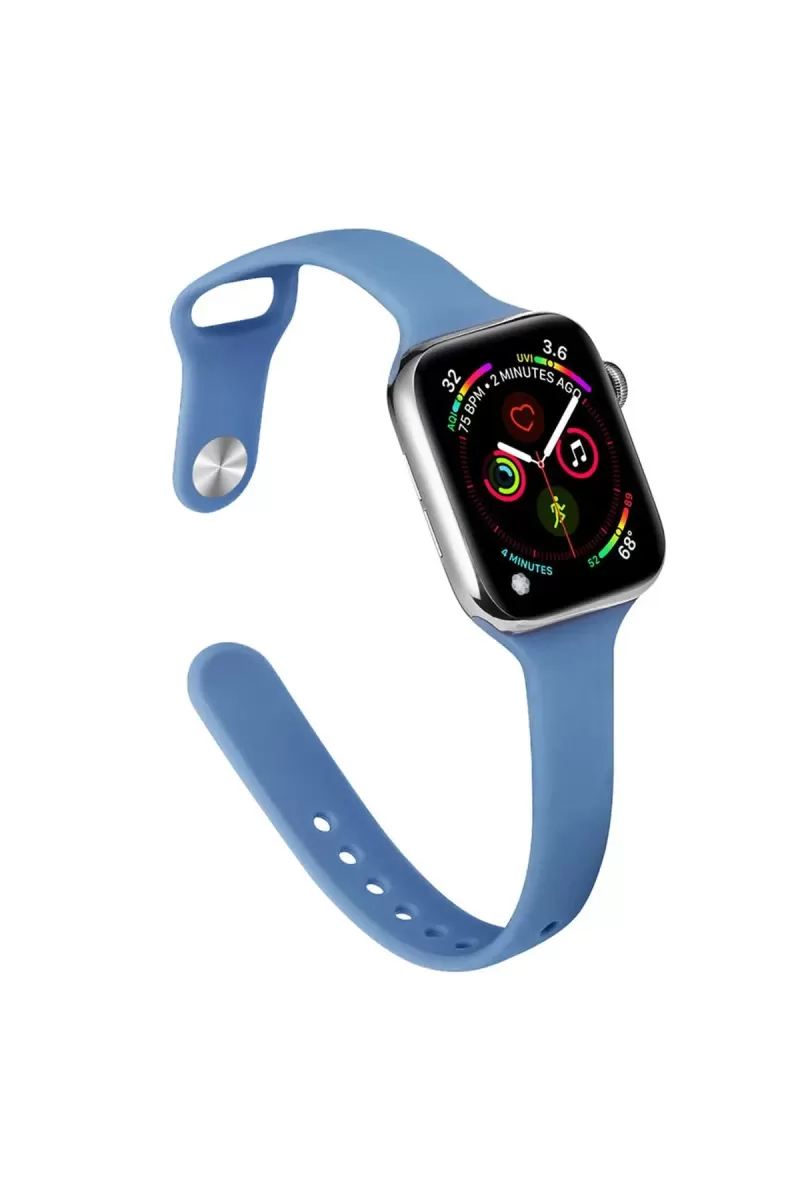 Apple Watch 42mm Uyumlu Klasik Kordon - Koyu Mavi