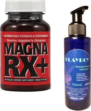 Playboy Hintohu Magna Supplement Erkekler İçin 60lı - Playboy Natural Personal Lubricant 125 ml