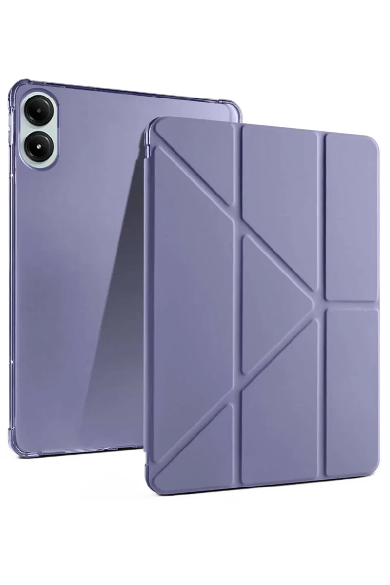 Xiaomi Redmi Pad Pro 12.1 Kılıf Kalemlikli Mars Tablet Kılıfı - Lila