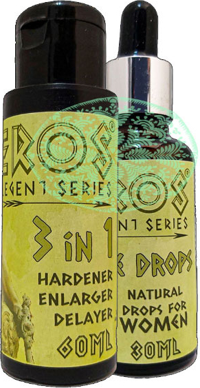 Eros Legent Erkeklere Hacmine Süresine Katılığına Pe.nismasaj Kremi 60ML + Soğuk Kadınlara Içecek 30 ml