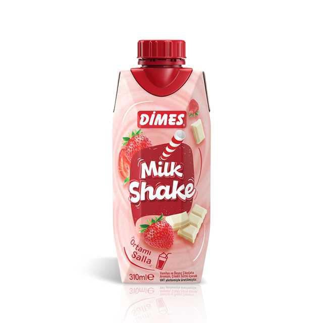 Milkshake Çilekli Beyaz Çikolatalı 310 Ml. 1 Adet