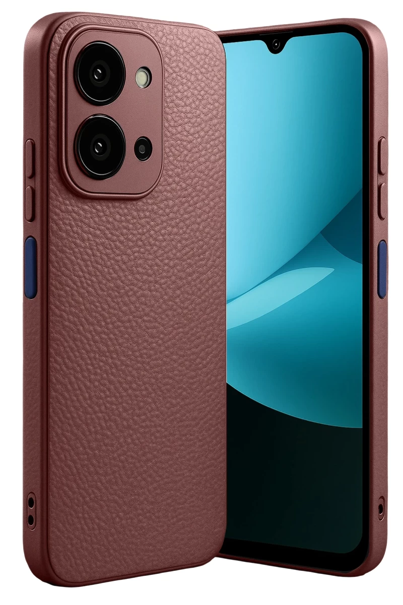 Xiaomi Redmi 15C 4G Uyumlu Thermax Silikon Kılıf - Bordo