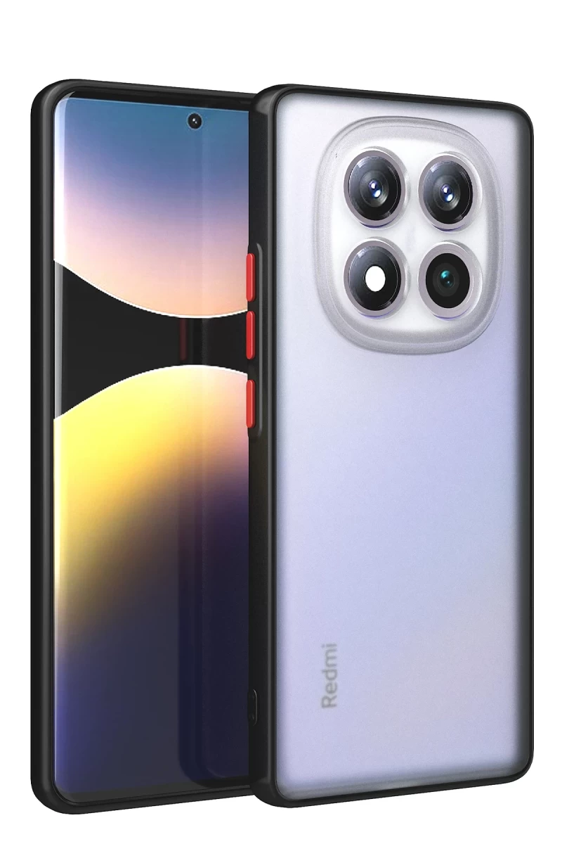 Xiaomi Redmi Note 14 Pro 4G Uyumlu Kılıf Montreal Silikon Kapak - Siyah