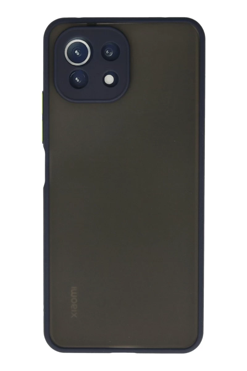 Xiaomi Mİ 11 Lite Uyumlu Kılıf Montreal Silikon Kapak - Lacivert