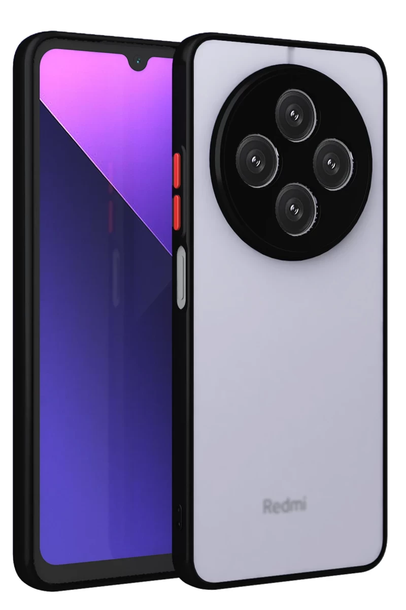Xiaomi Redmi 14C Uyumlu Kılıf Montreal Silikon Kapak - Siyah