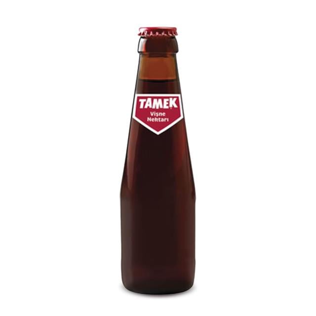 Vişne Klasik Kahverengi Cam Şişe 200ml 1 Adet