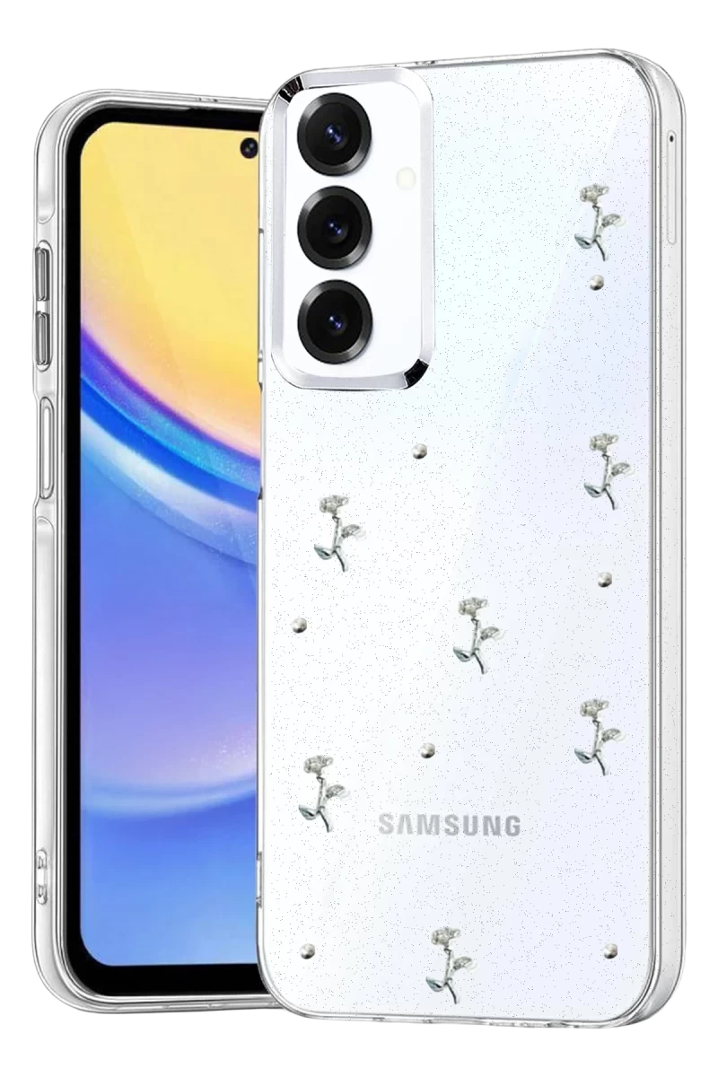 Samsung Galaxy A37 5G Uyumlu Fiyonk Desenli Kapak - Desen 4