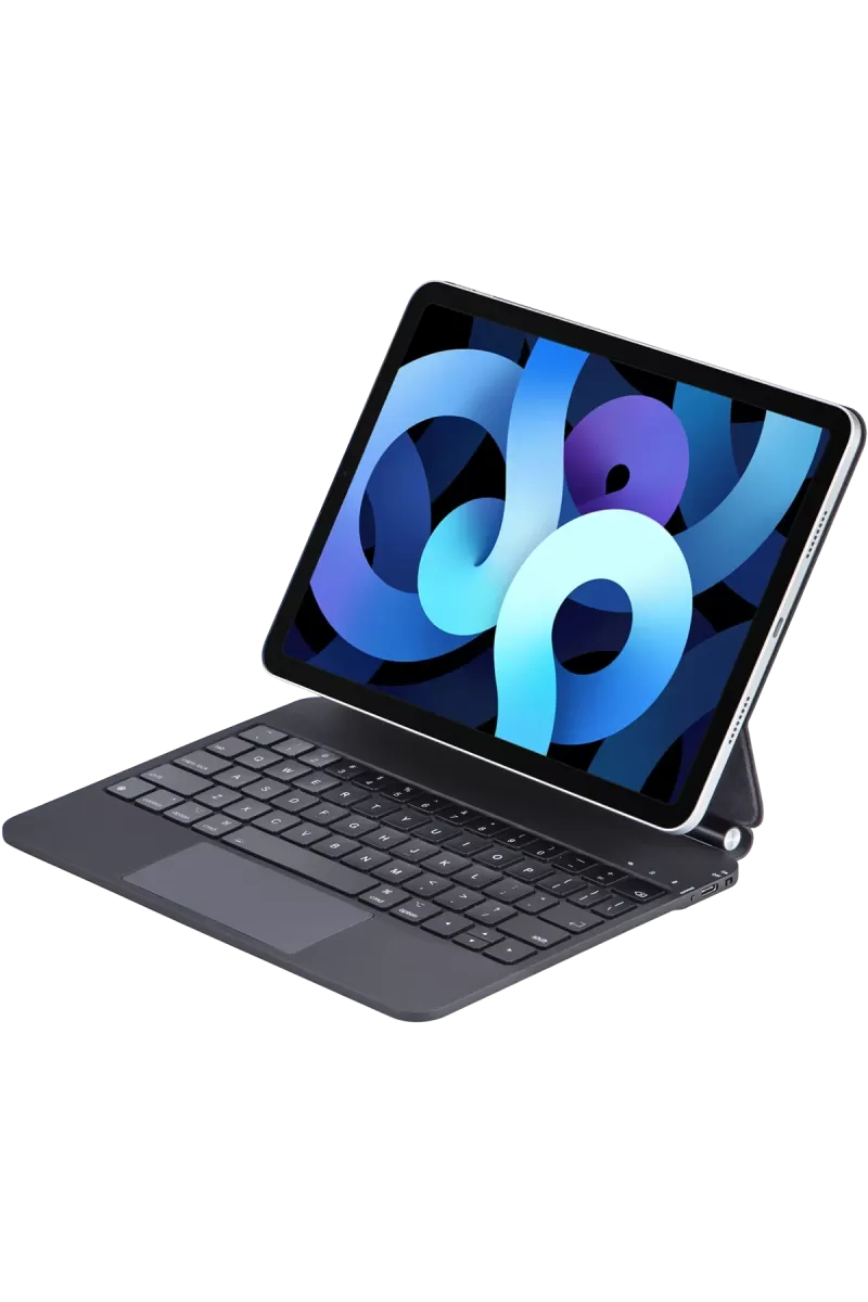 Apple iPad 2025 10.9 10.Nesil (A16) Kılıf X8 Magic Manyetik Klavyeli Tablet Kılıfı - Siyah