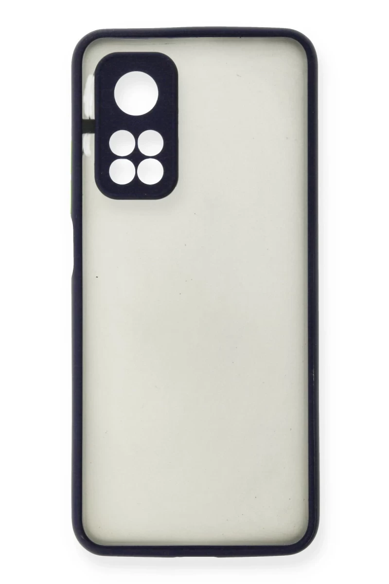 Xiaomi Mi 10T Uyumlu Kılıf Montreal Silikon Kapak - Lacivert