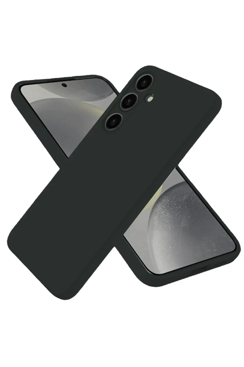 Samsung Galaxy S25 Plus Uyumlu Kılıf Nano içi Kadife Silikon - Siyah