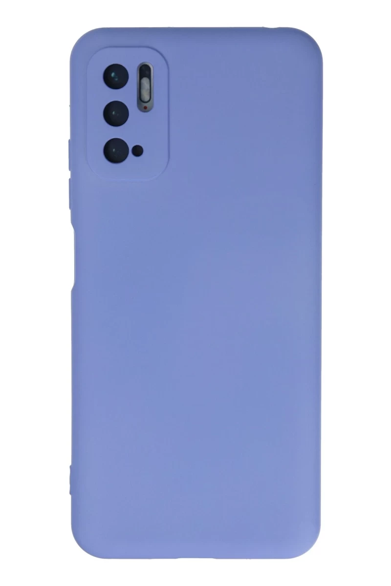 Xiaomi Redmi Note 10 5G Uyumlu Kılıf Nano içi Kadife Silikon - Lila