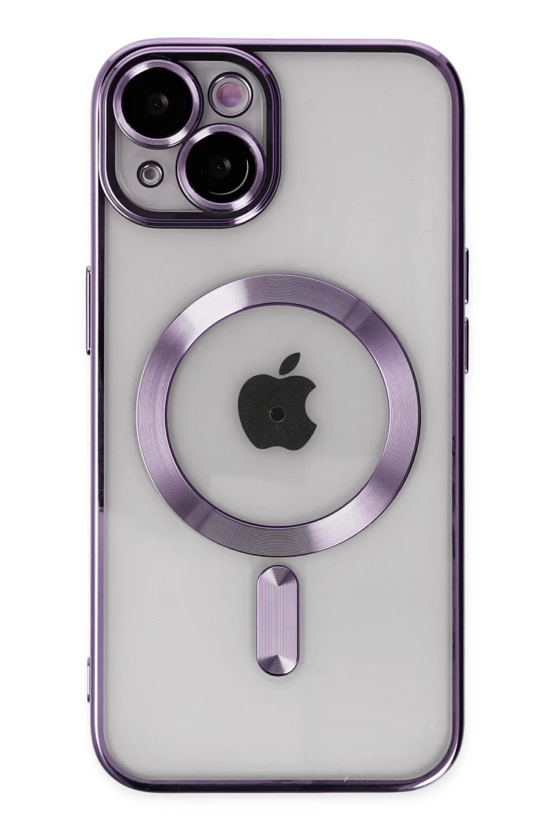 Apple iPhone 14 Uyumlu Kılıf Kross Magneticsafe Kapak - Mor