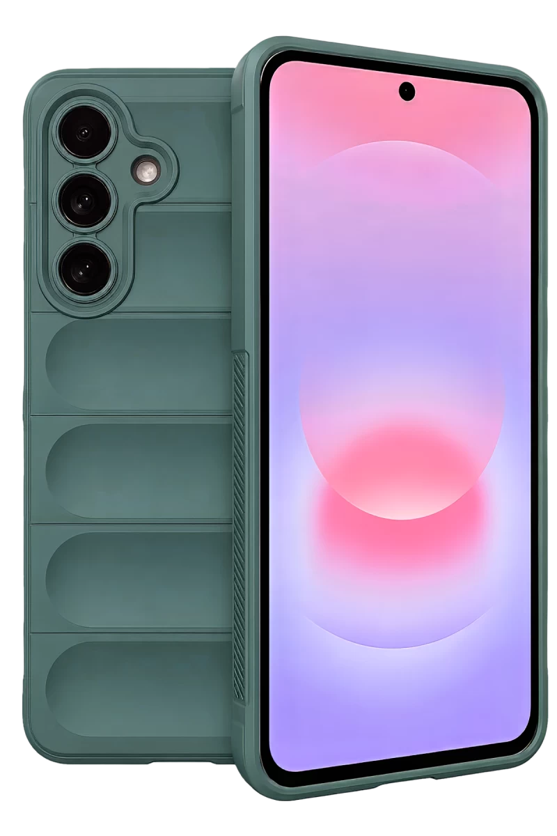 Samsung Galaxy A27 5G Uyumlu Optimum Silikon - Koyu Yeşil