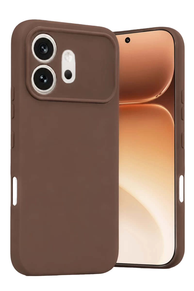 Huawei Honor 600 Uyumlu First Silikon - Kahverengi