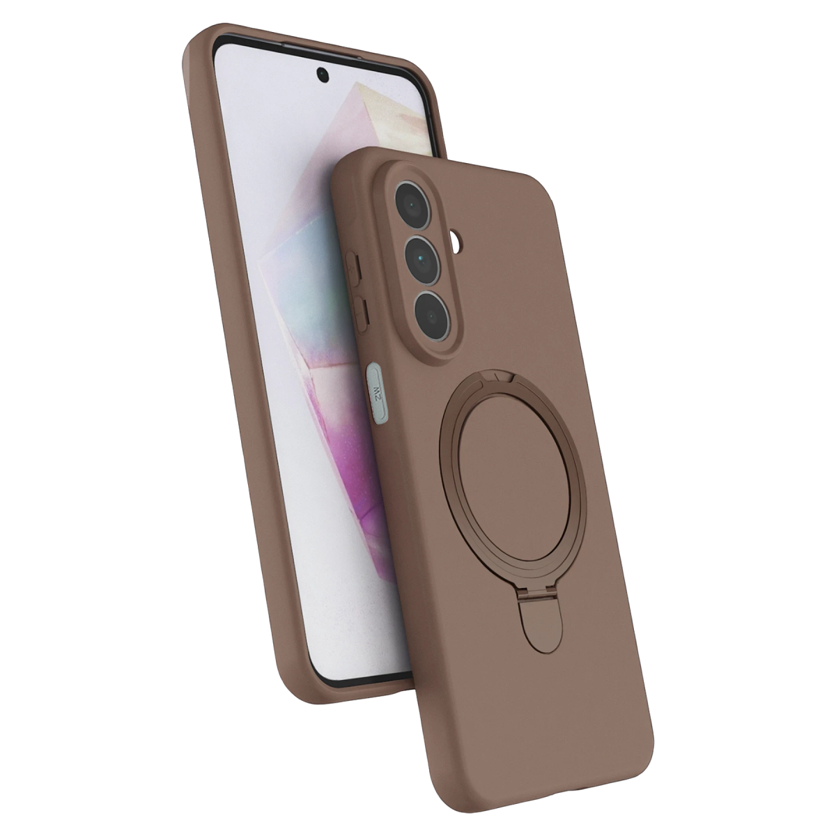 Samsung Galaxy A27 5G Regal Magsafe Standlı Kapak - Çöl Titanyum