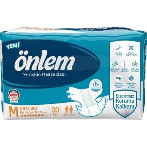 ÖNLEM HASTA BEZİ BEL BANTLI M BOY 30 LU
