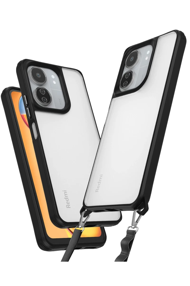 Xiaomi Redmi 13C Uyumlu Kılıf Penta Silikon Kılıf - Siyah