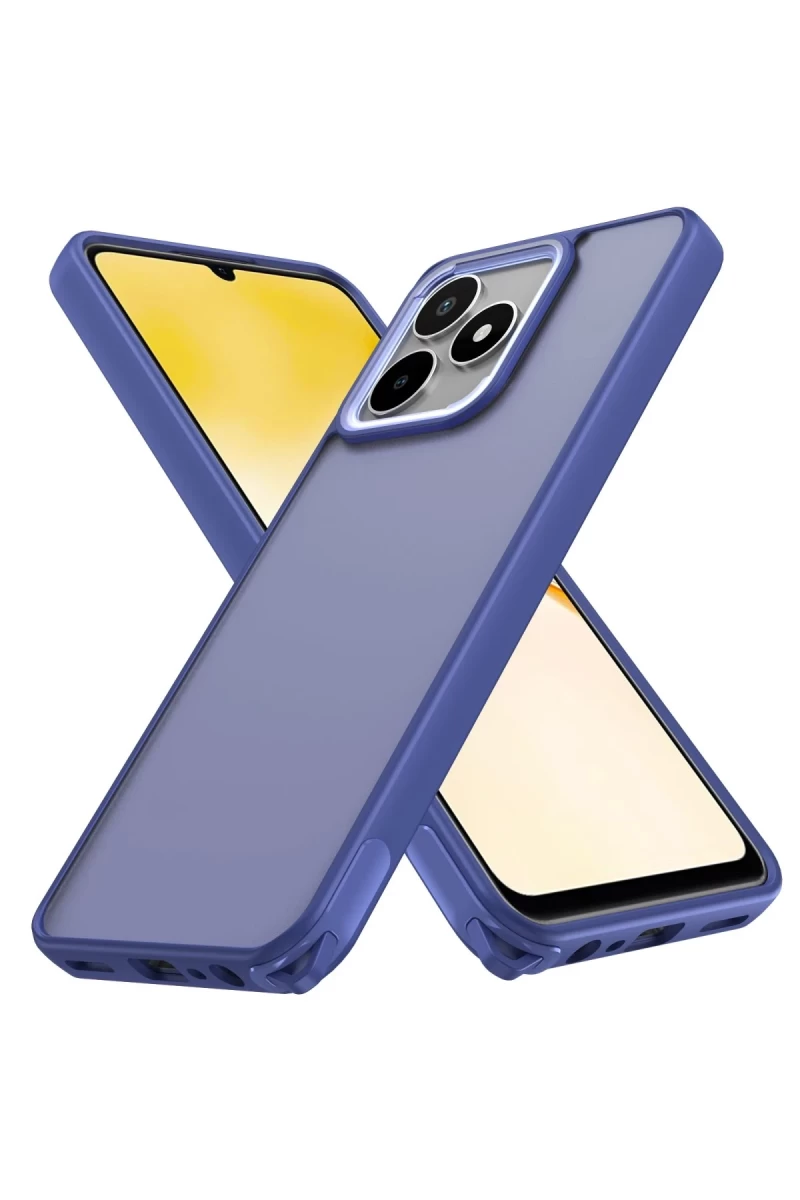 Realme C53 Uyumlu Kılıf Elegant Kapak - Açık Mavi