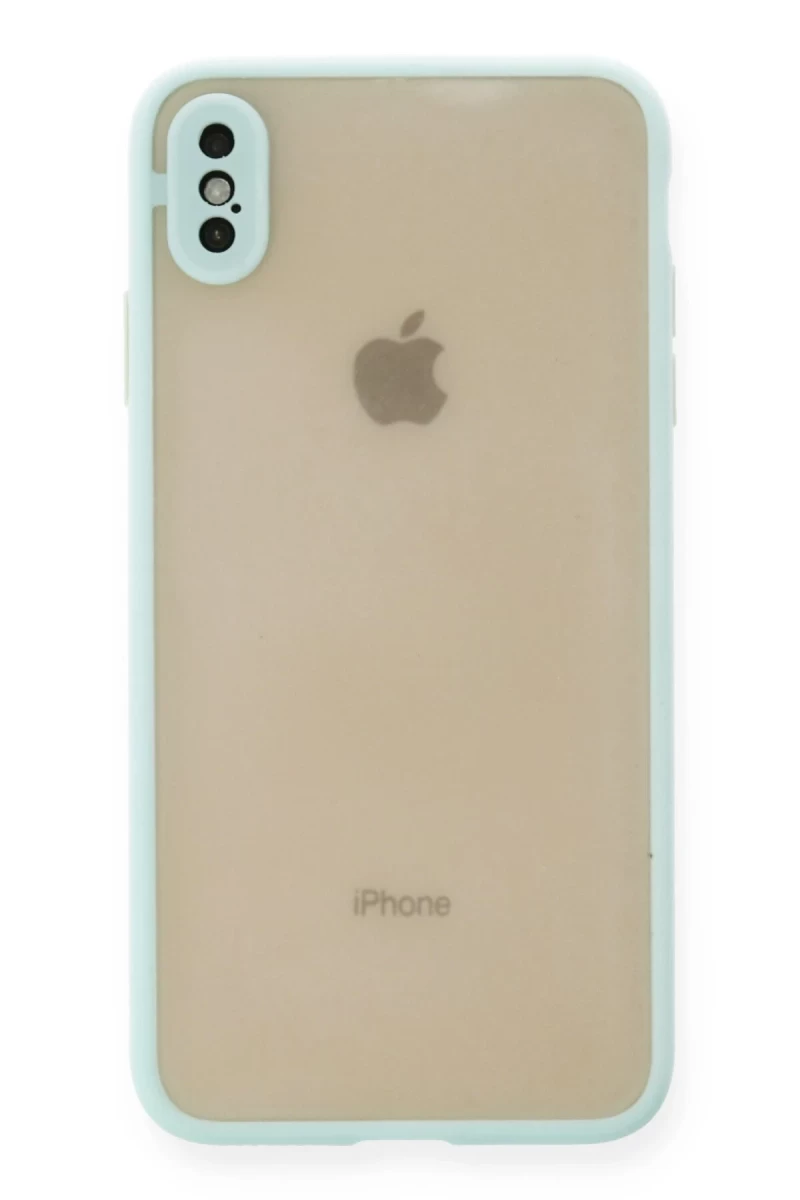Apple iPhone X Uyumlu Kılıf Montreal Silikon Kapak - Turkuaz