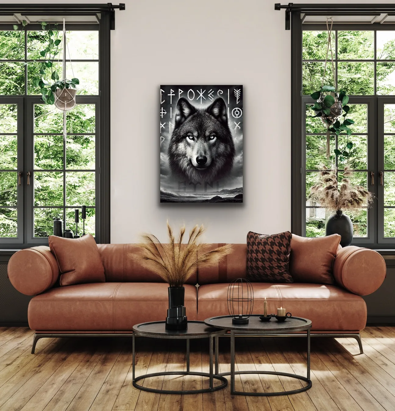 Asil Kurt Kanvas Tablo 70x100cm
