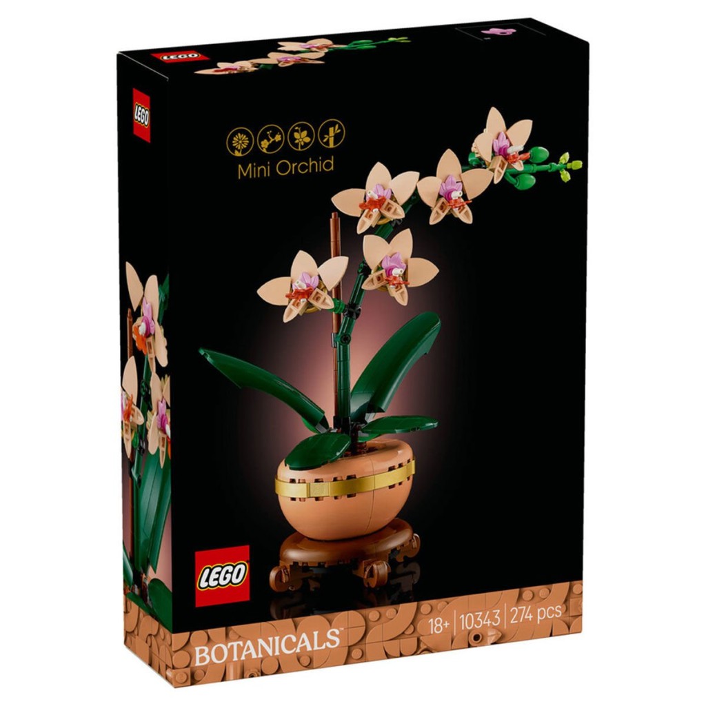 10343 iconic Botanicals Mini Orkide 274 parça +18 yaş