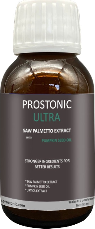 Prostonic Ultra 1 Kutu Erkeklere Sawpalmettolu Kabak Çekirdeği Ekstratlı 50 ml Şurup