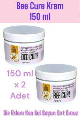 Bee Cure Krem Ağrılarınız Için Vücut ve Bölgesel Bakım 150 ml x 2 Adet