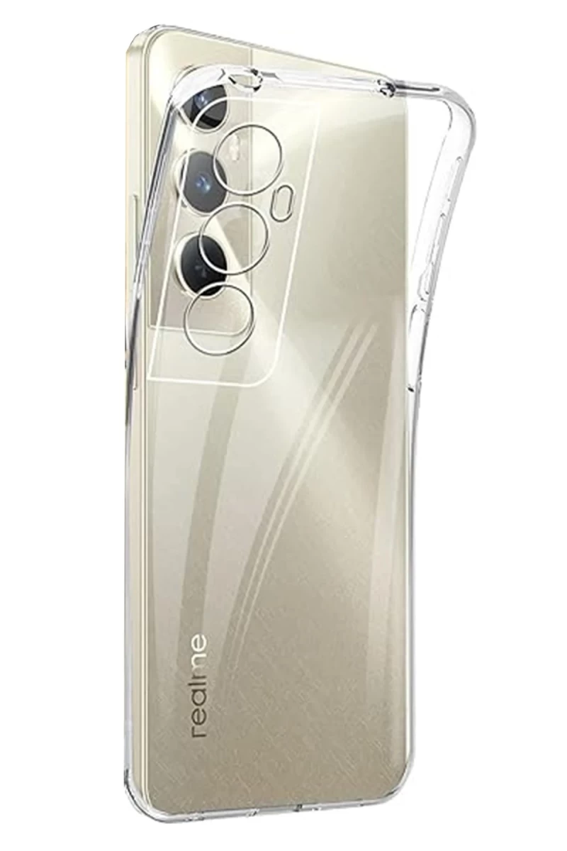 Realme C65 Uyumlu Kılıf Lüx Şeffaf Silikon