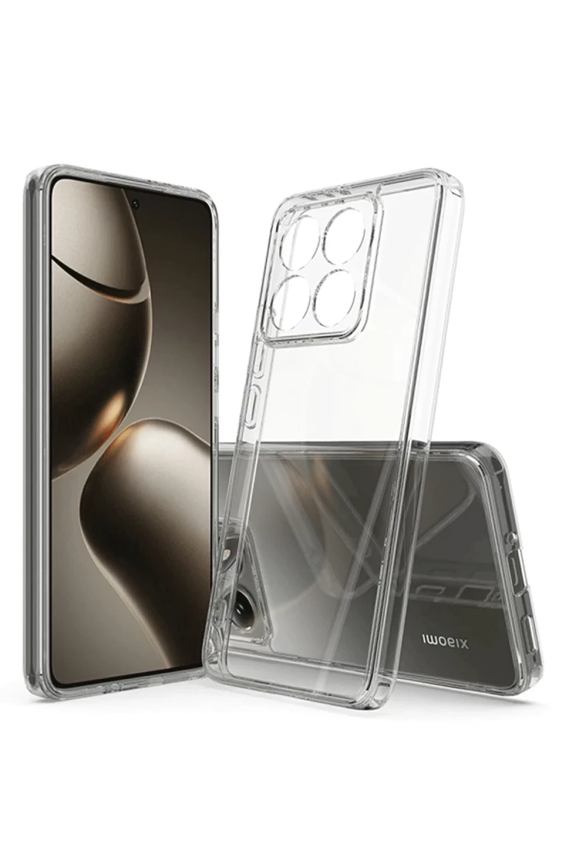 Xiaomi Mi 14T Uyumlu Kılıf Lüx Şeffaf Silikon