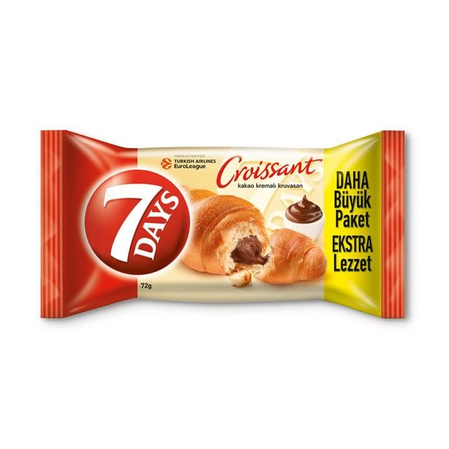 Kruvasan Kakao Kremalı 60gr 1 Adet