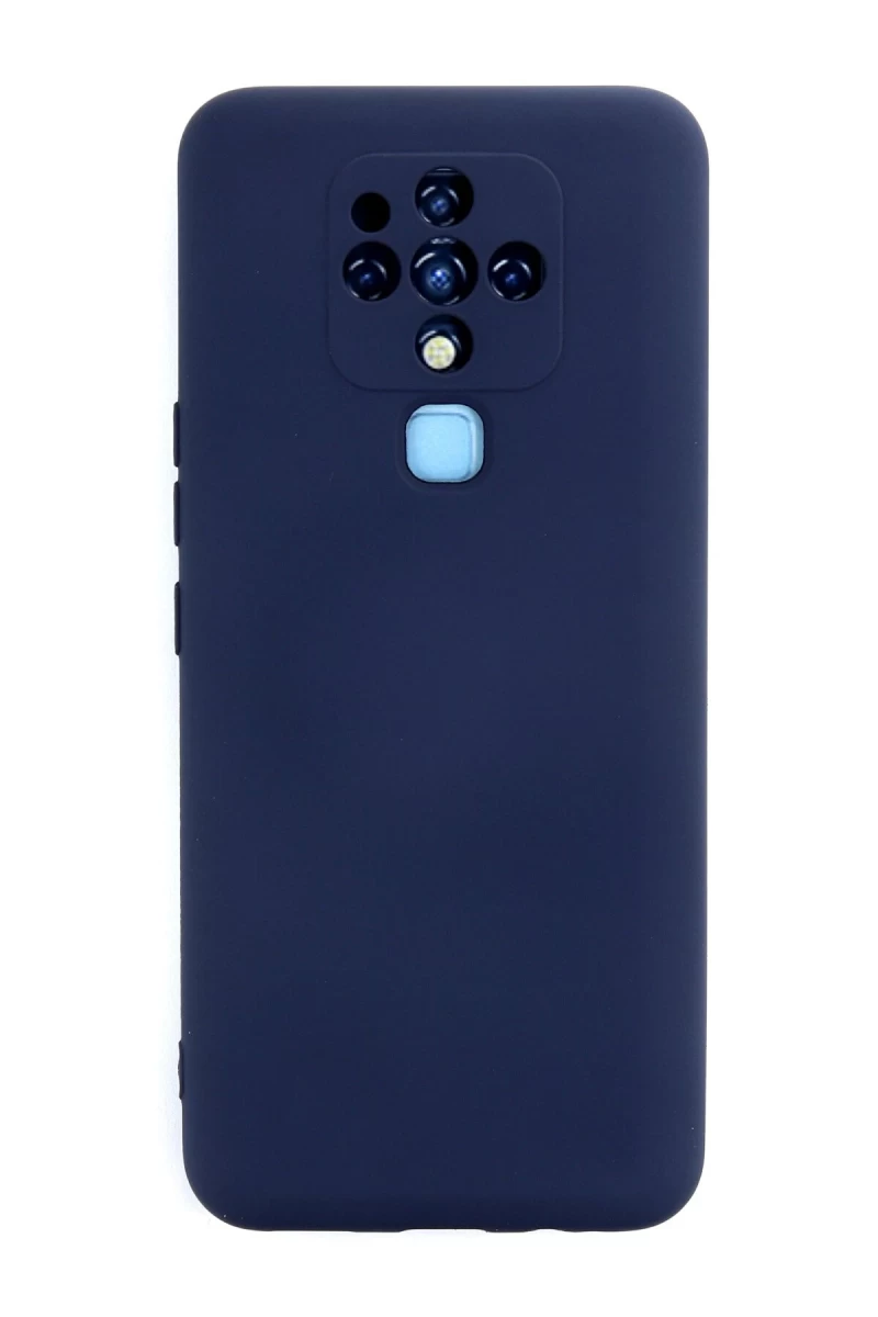 Tecno Camon 16 Uyumlu Kılıf Nano içi Kadife Silikon - Lacivert