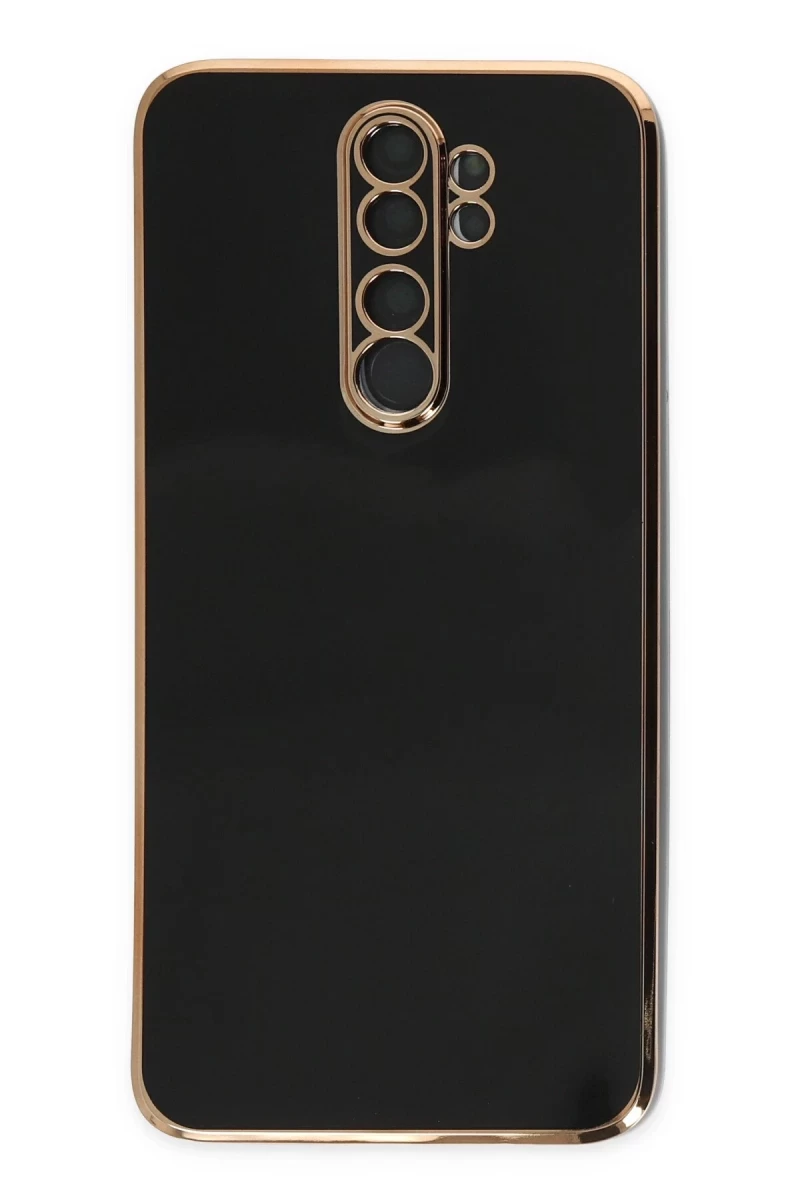Xiaomi Redmi Note 8 Pro Uyumlu Kılıf Volet Silikon - Siyah