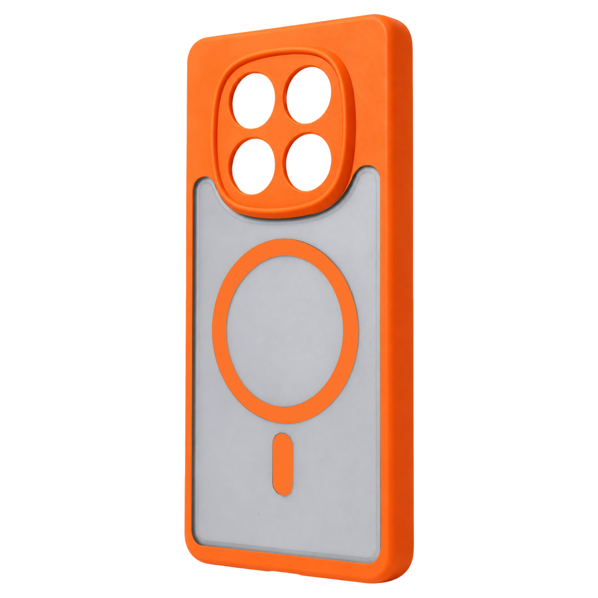 Xiaomi Redmi Note 15 Pro Plus 5G Loji Magsafe Kapak - Turuncu