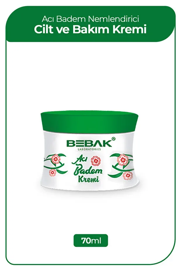 Acı Badem Kremi 70 ml Kavanoz