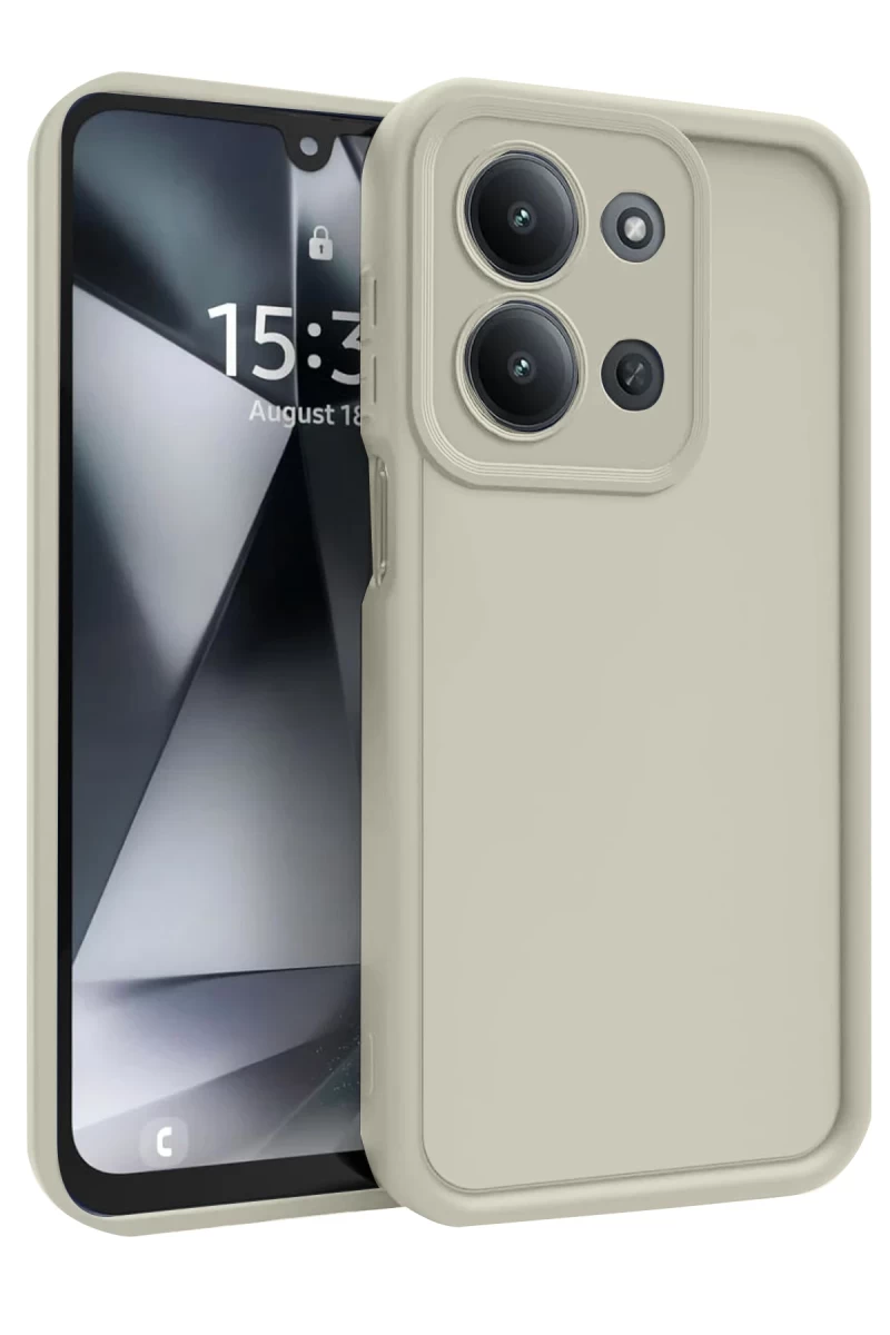 Xiaomi Redmi 15C 4G Uyumlu Viera Silikon - Krem
