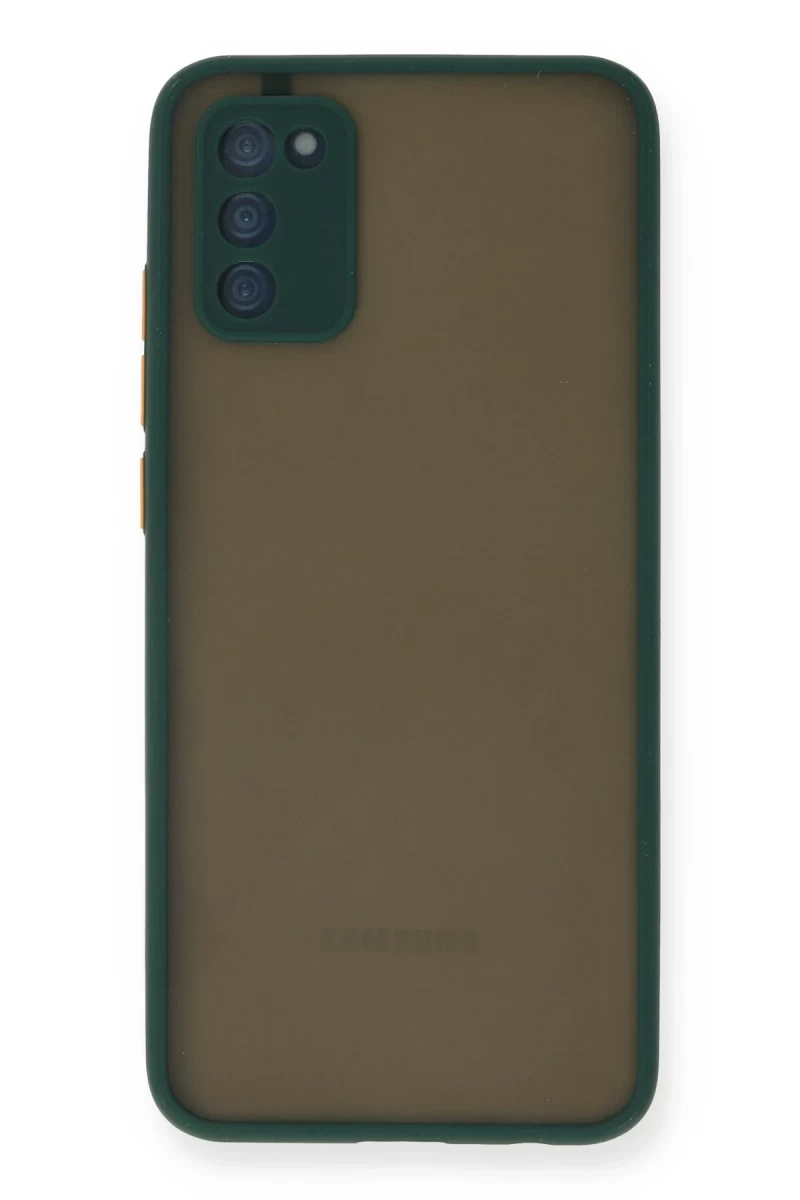 Samsung Galaxy A02S Uyumlu Kılıf Montreal Silikon Kapak - Yeşil