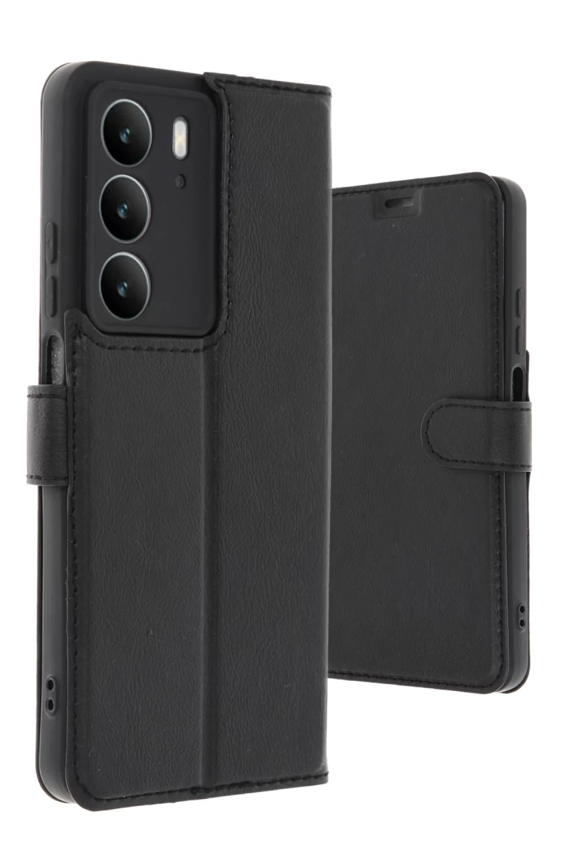 Realme C75 4G Uyumlu Trend S Plus Kapaklı Kılıf - Siyah