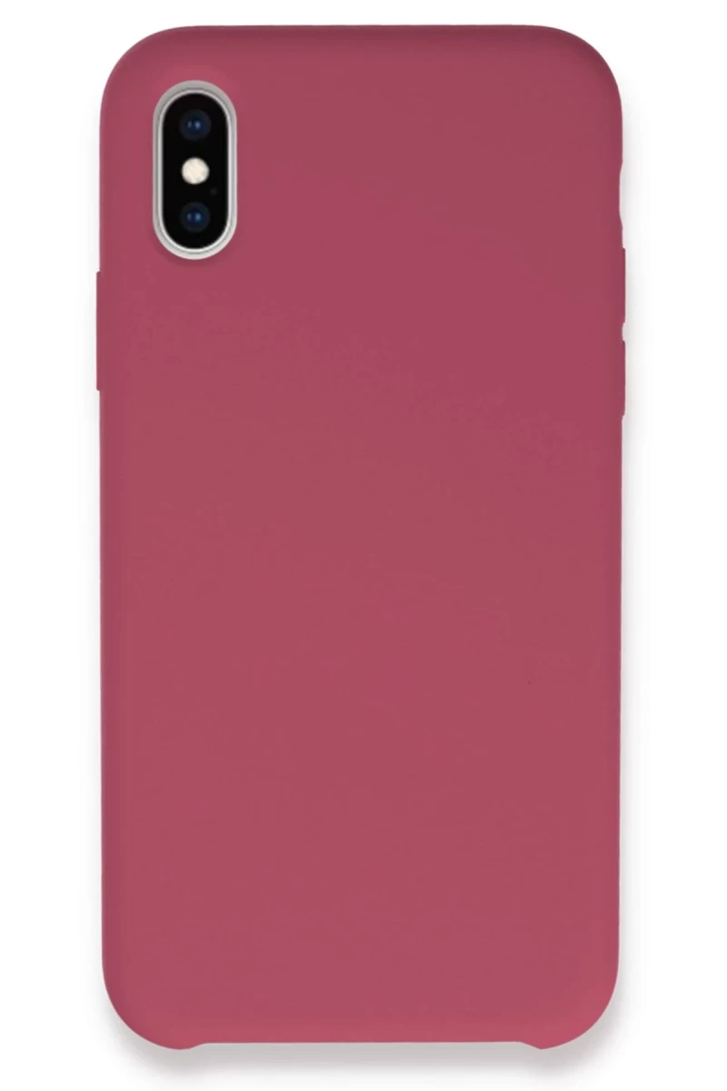 Apple iPhone XS Max Uyumlu Kılıf Lansman Legant Silikon - Fuşya