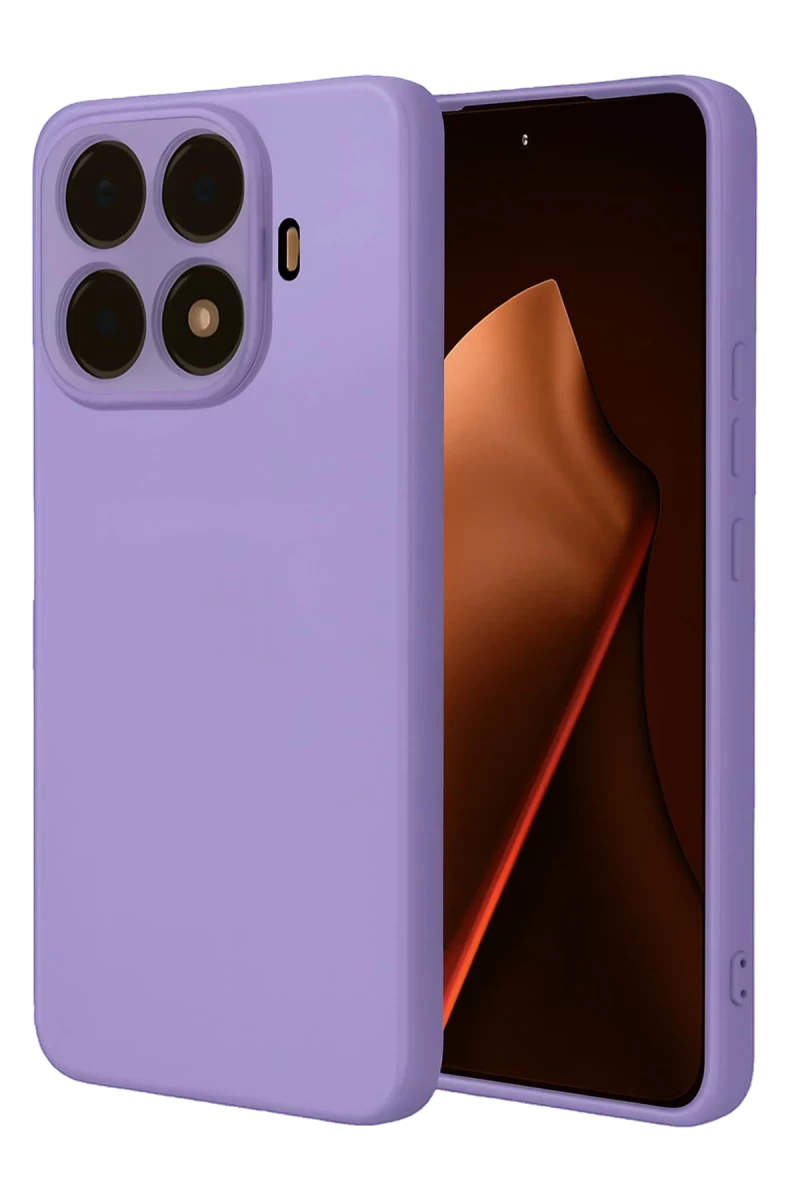 Xiaomi Mi 15T Pro Uyumlu Nano içi Kadife Silikon - Lila