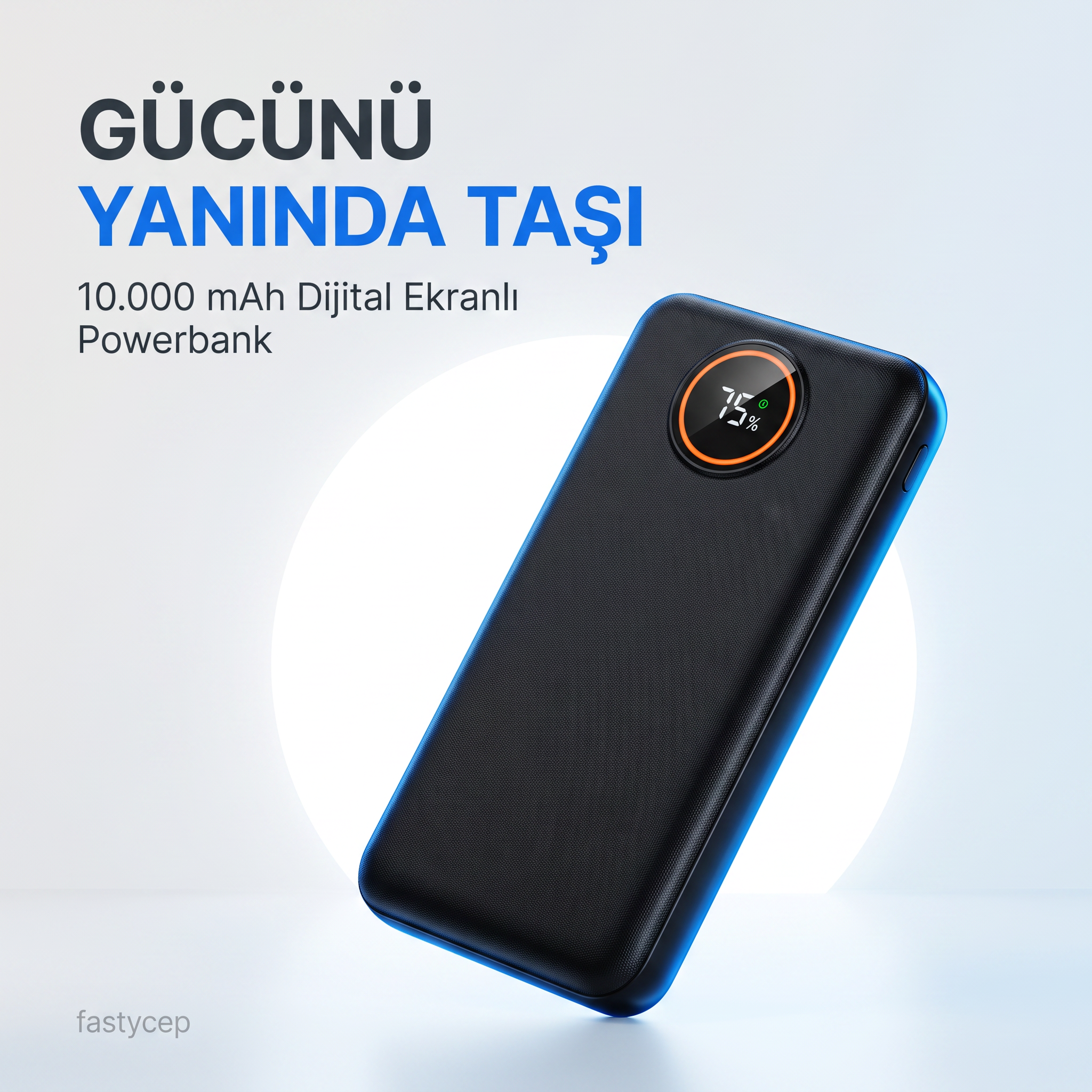 SNP-3012 10.000 Mah LCD Ekran Dahili Kablolu 22.5w Hızlı Şarj Powerbank