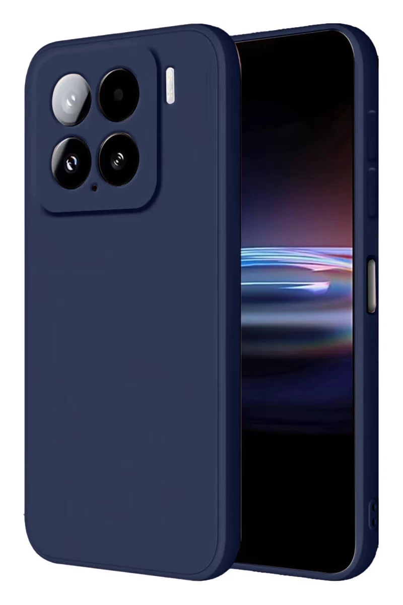 Xiaomi Mi 15 Pro Uyumlu Kılıf Nano içi Kadife Silikon - Lacivert