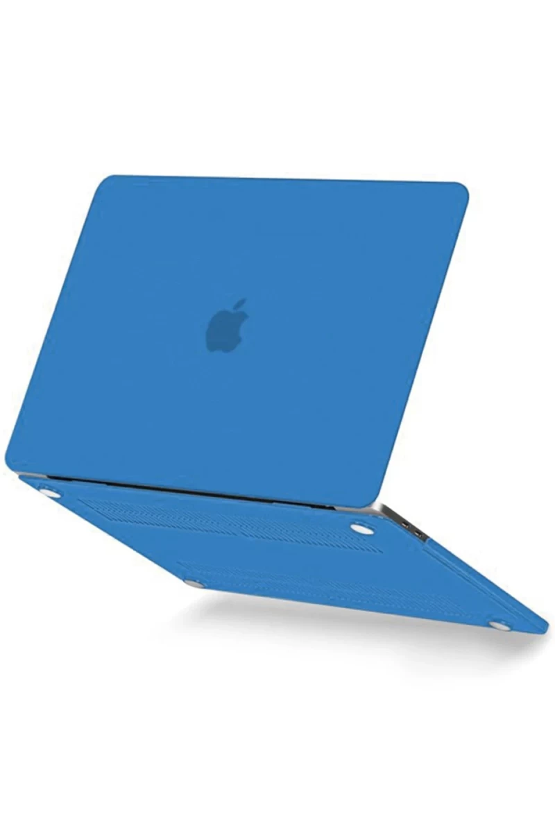 Apple Macbook Pro 13 2020 Macbook Buzlu Kapak - Mavi