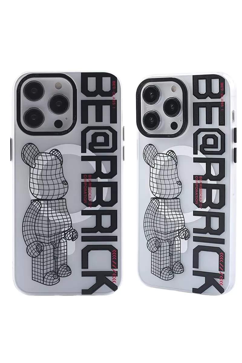 Apple iPhone 14 Pro Uyumlu Kılıf Apollo Magneticsafe Desenli Kapak - Apollo Şeffaf - 1